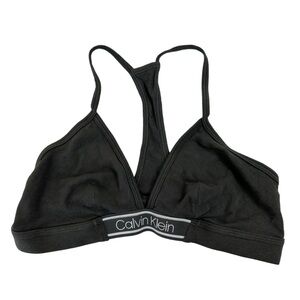 NWT Calvin Klein Bralette Racerback Gray, Medium